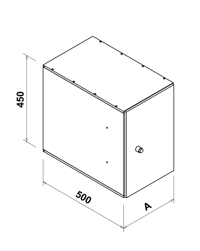 Esquema perspectiva isomètrica altillo